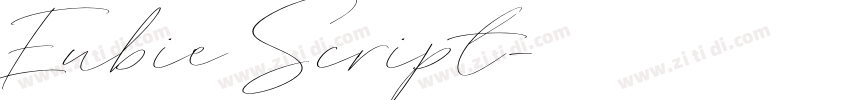 Eubie Script字体转换